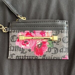 Juicy Couture Pink Floral Card Holder